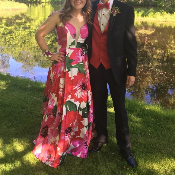 B. Smart Dresses & Skirts - Floral Prom Dress